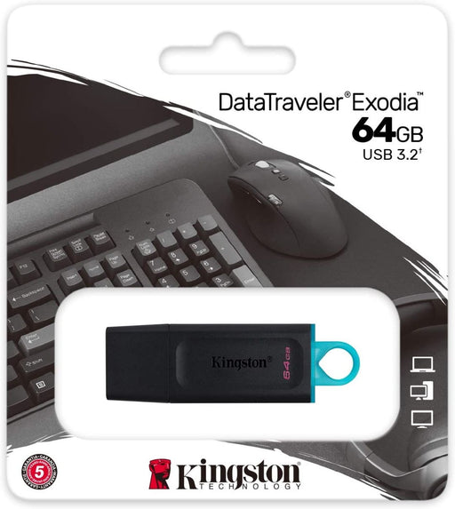 Kingston Pendrive USB-A 3.2 64GB DTX/64GB Chiavetta USB Accessori PC