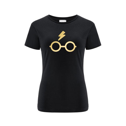 T-Shirt Harry Potter Donna 062 Nera Abbigliamento e Accessori